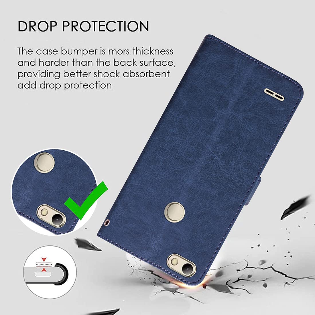 Premium Wallet Flip Cover for Itel S21 4G