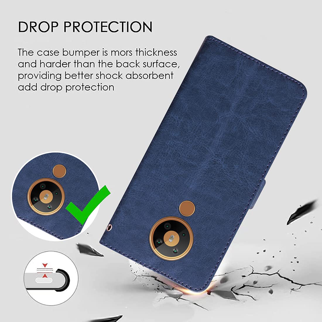 Premium Wallet Flip Cover for Nokia 5.3 4G