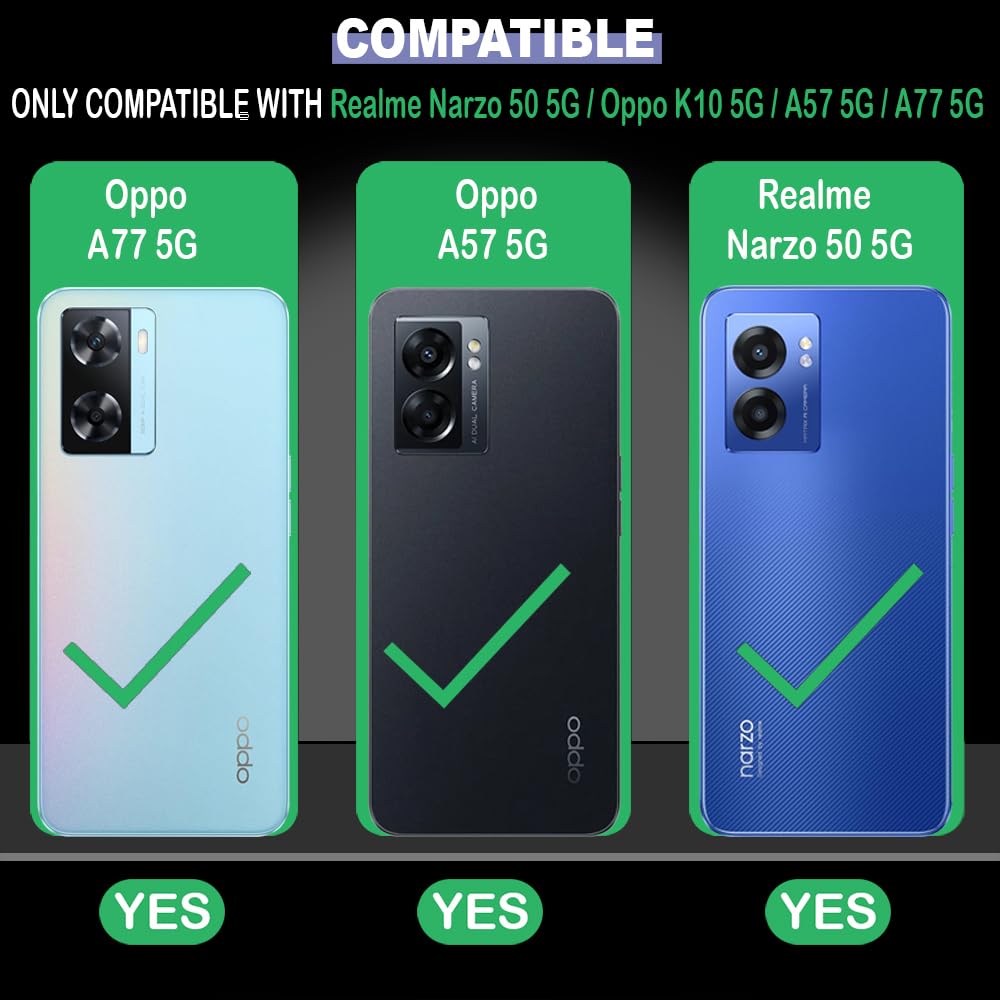 3D Balloons Designer 2D Printed Back Case Cover for Realme Narzo 50 5G / Oppo K10 5G / A77 5G / A57 5G
