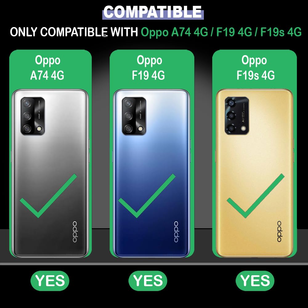 Color Stripes Designer 2D Printed Back Case Cover for Oppo A74 4G / F19 4G / F19s 4G