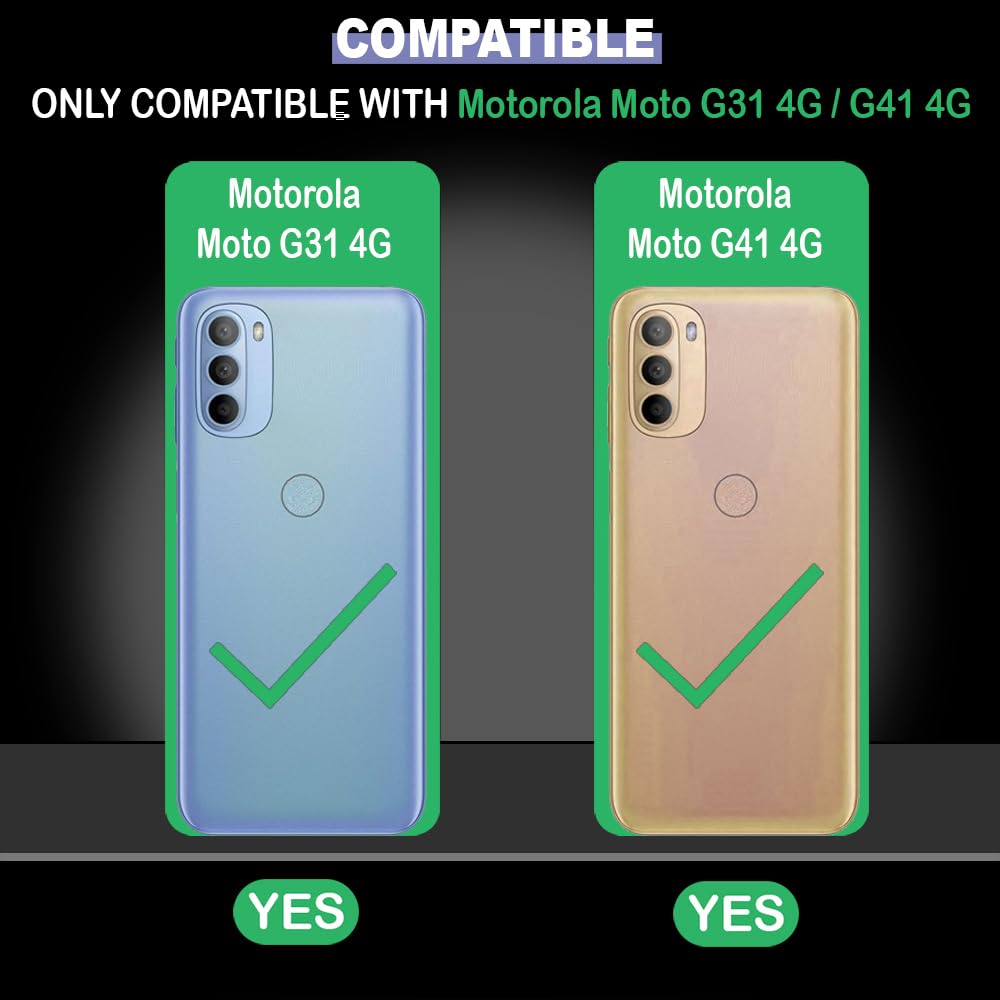 Butterflies Neon Light Designer 2D Printed Back Case Cover for Motorola Moto G31 4G / G41 4G