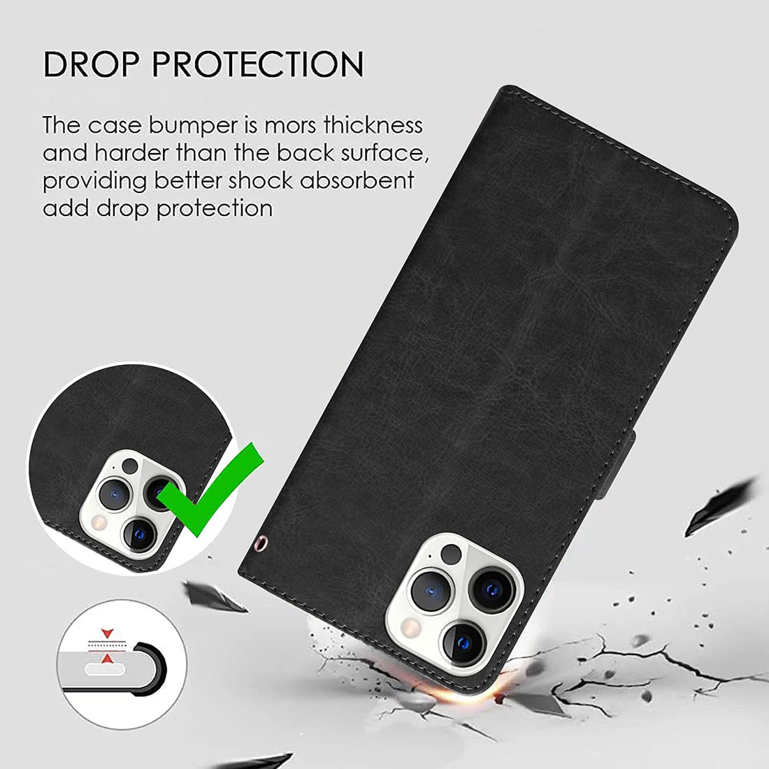 Premium Wallet Flip Cover for Apple iPhone 12 Pro Max