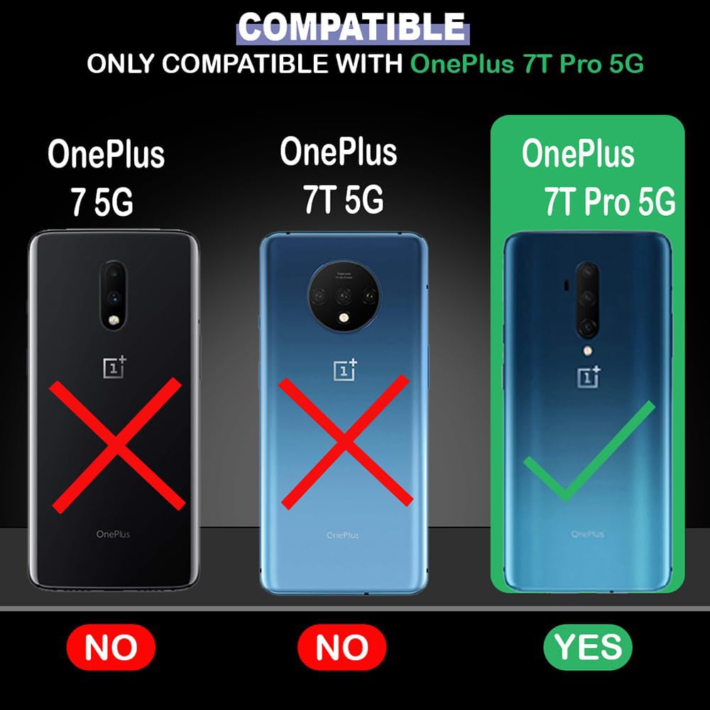 Red Blue White Pattern Designer 2D Printed Back Case Cover for OnePlus 7T Pro 4G