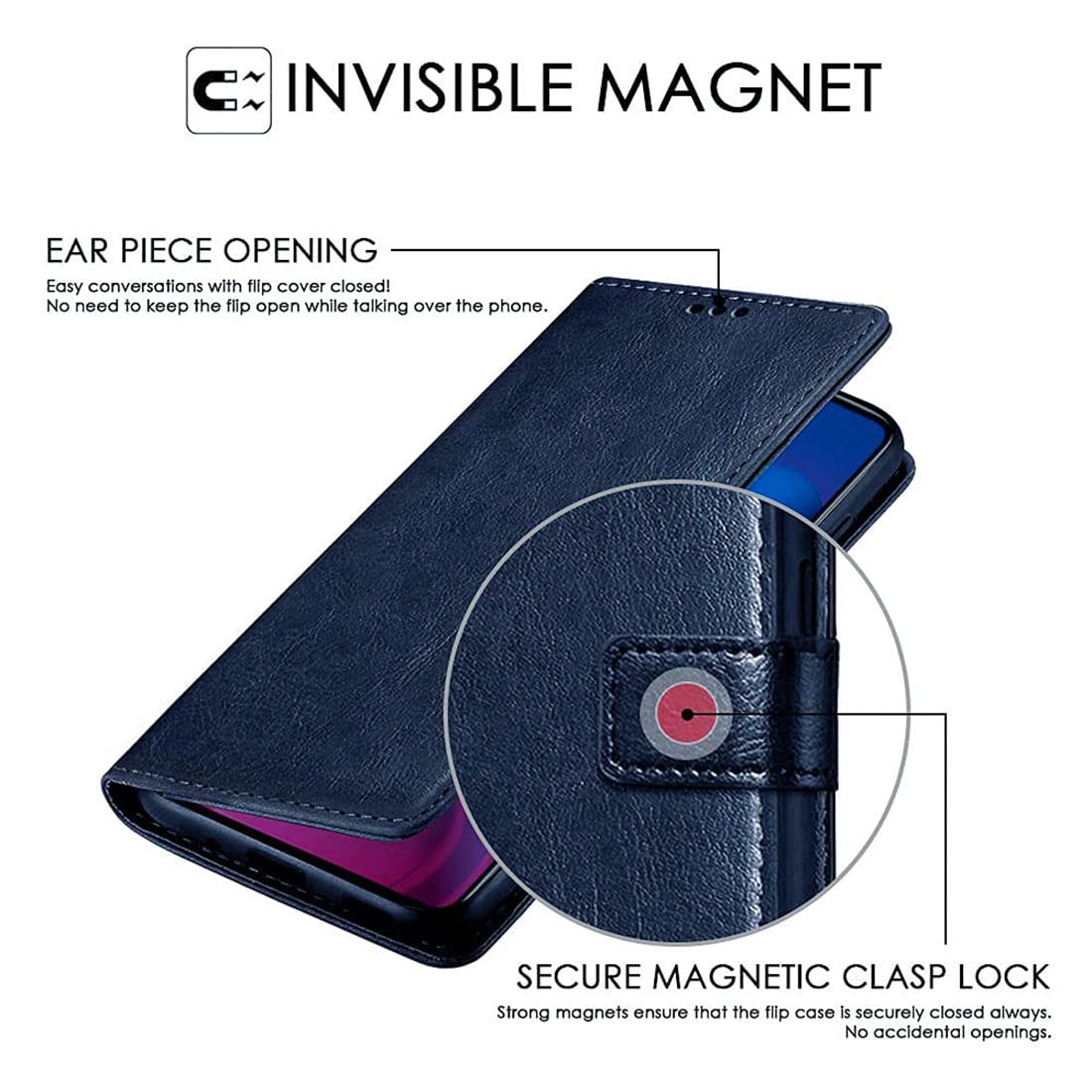 Premium Wallet Flip Cover for Infinix Smart 3 Plus 4G