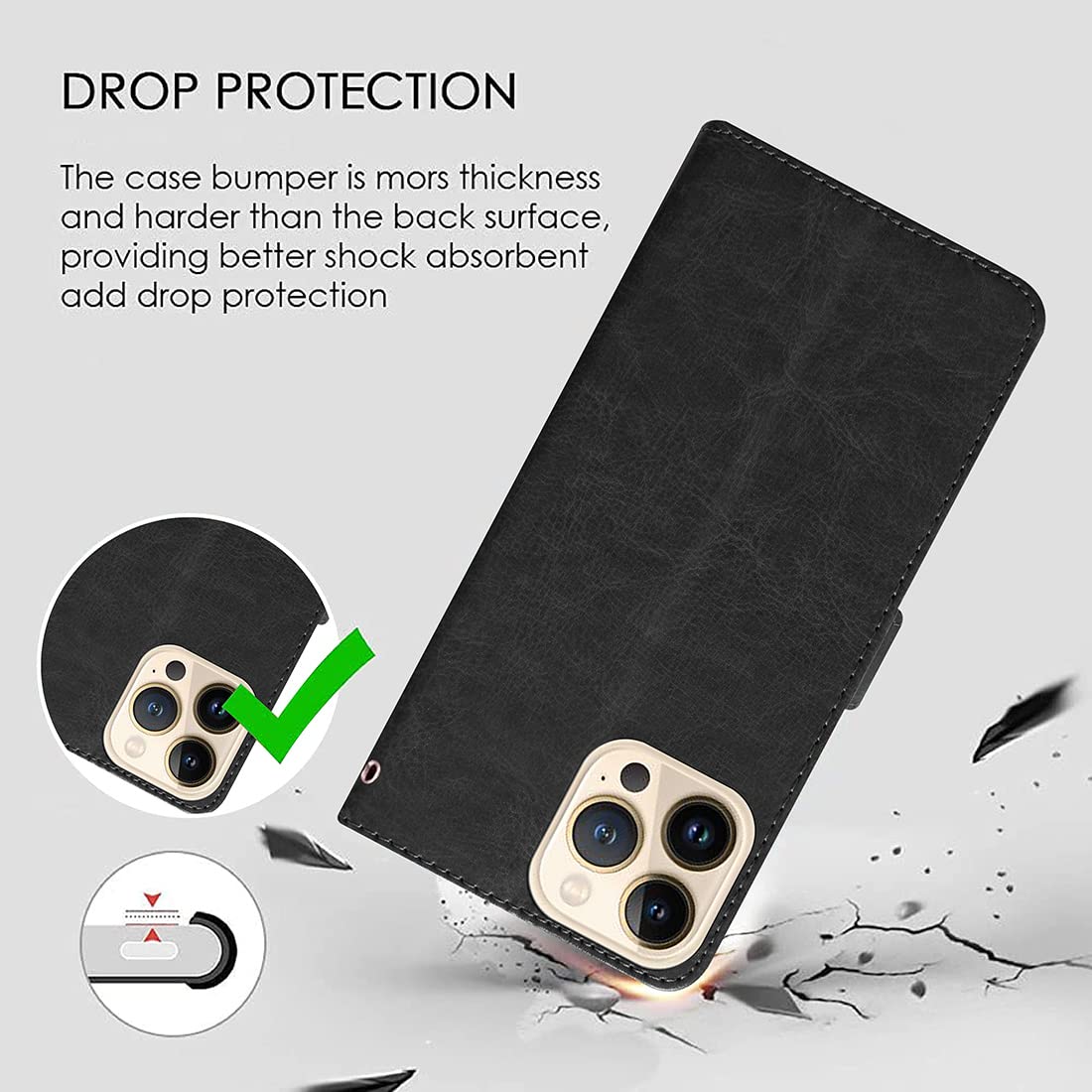 Premium Wallet Flip Cover for Apple iPhone 13 Pro Max