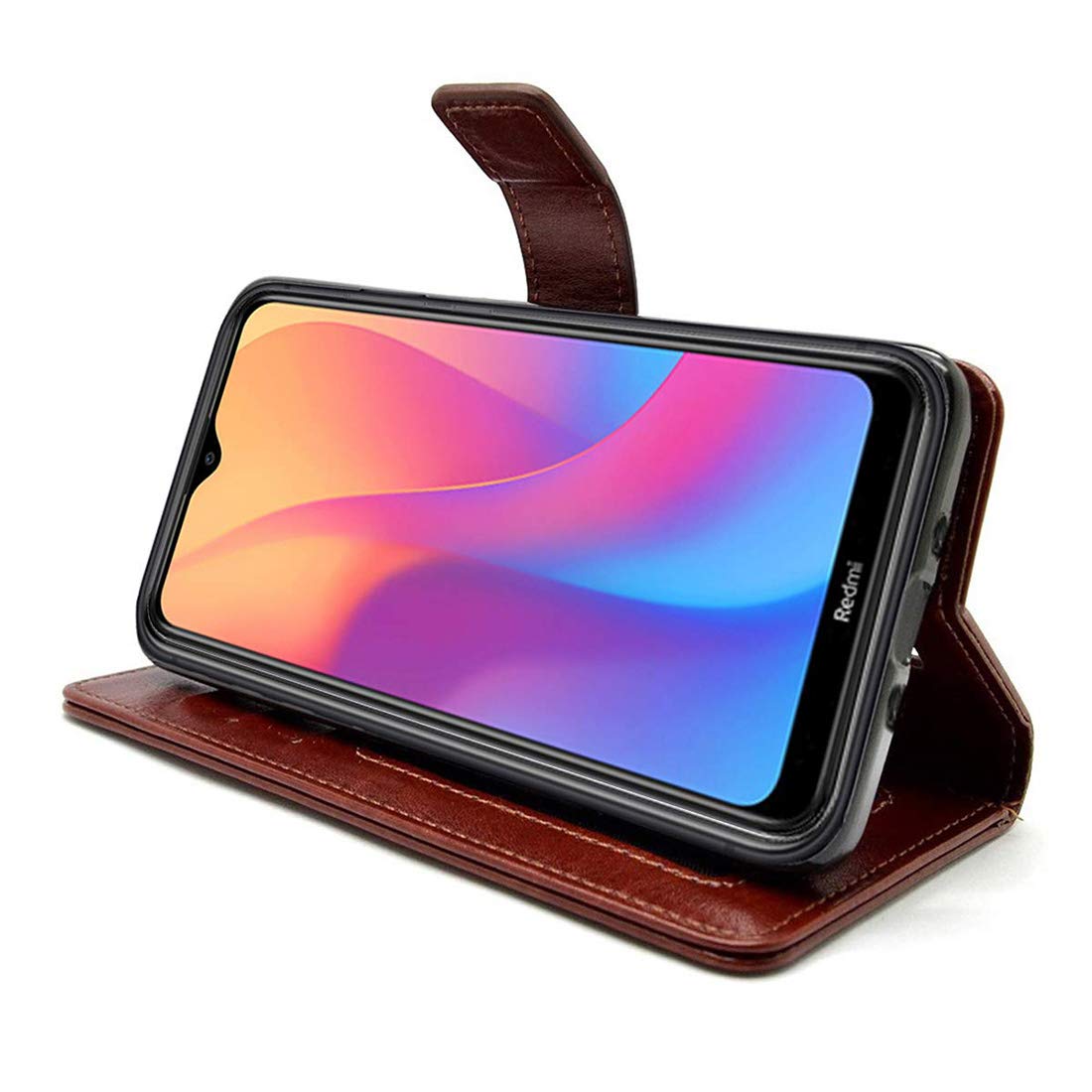 Premium Wallet Flip Case Cover for Mi Redmi 8A 4G