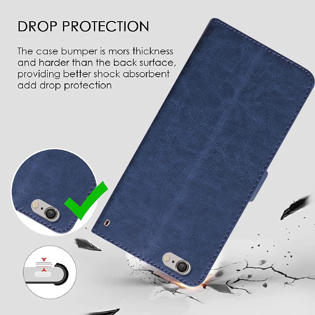 Premium Wallet Flip Cover for Apple iPhone 6 / 6S