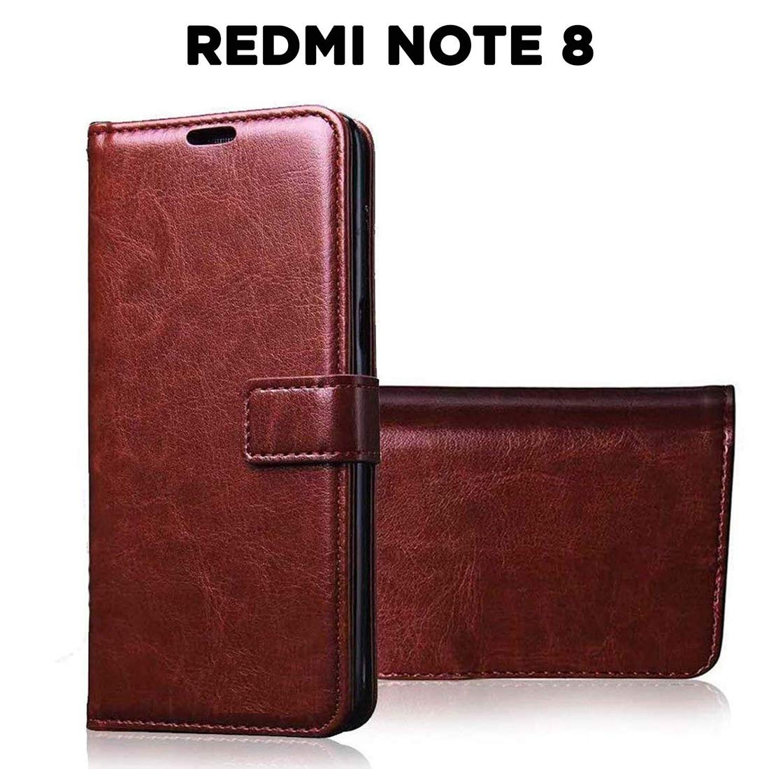 Premium Wallet Flip Case Cover for Mi Redmi Note 8 4G