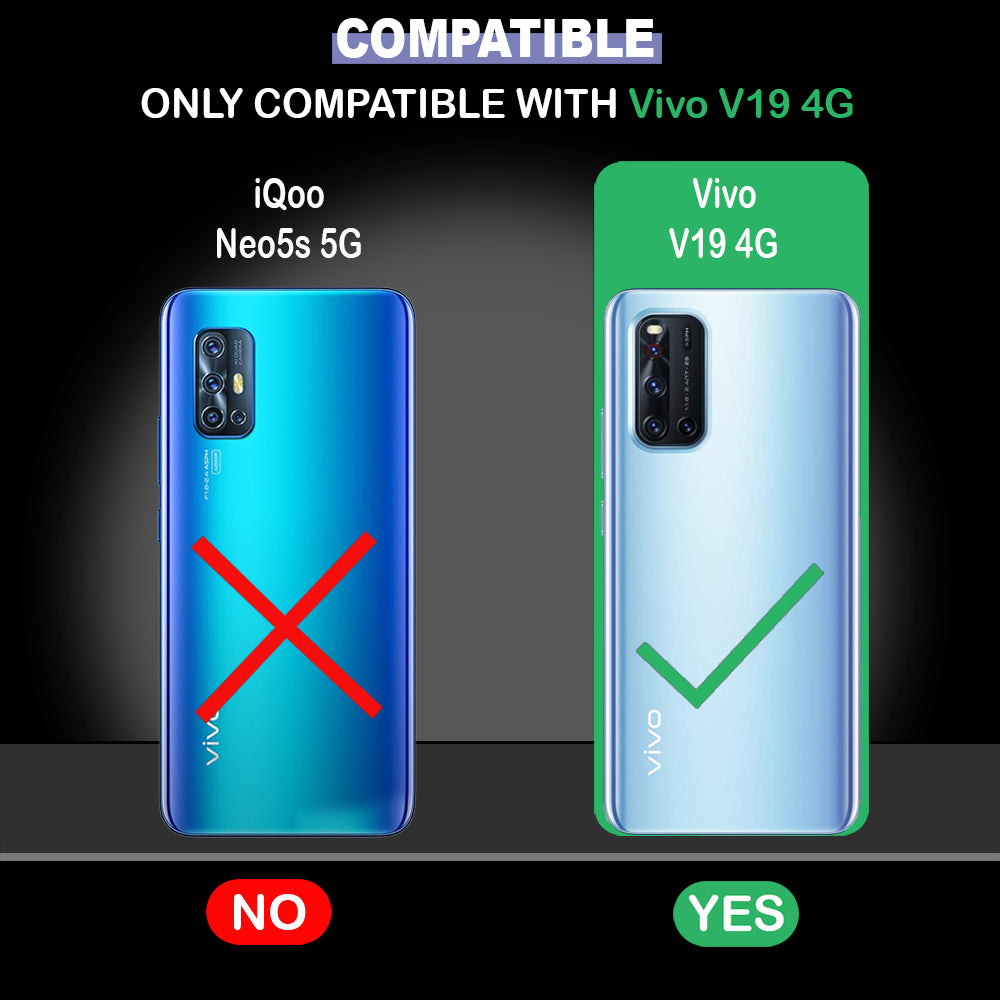 3D Circles Designer 2D Printed Back Case Cover for Vivo V19 4G