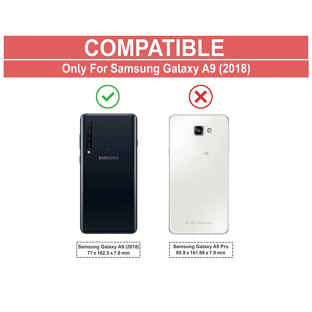 Colored Paris Designer 2D Printed Back Case Cover for Samsung Galaxy A9 (2018) 4G