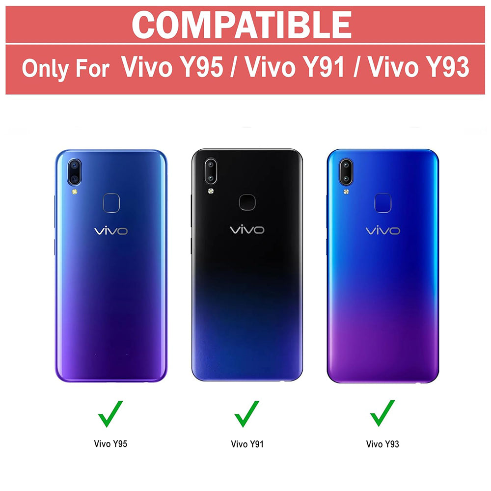 Rainbow Designer 2D Printed Back Case Cover for Vivo Y91 4G / Y93 4G / Y95 4G