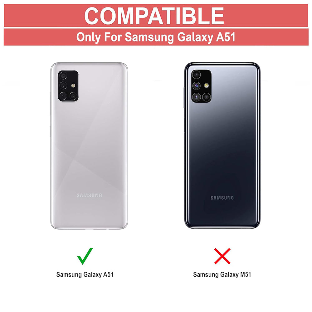 Color Stripes Designer 2D Printed Back Case Cover for Samsung Galaxy A51 4G