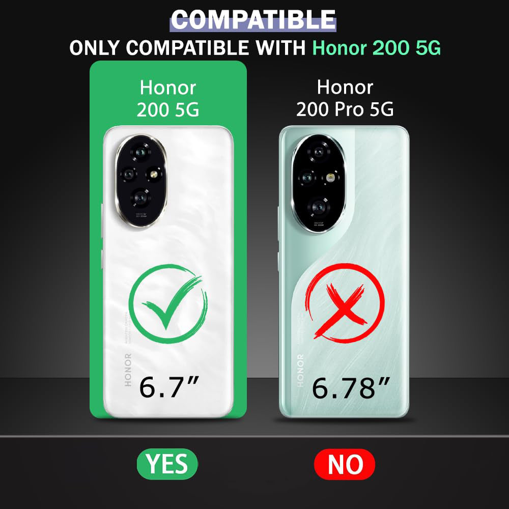 Color Stripes Designer 2D Printed Back Case Cover for Honor 200 5G