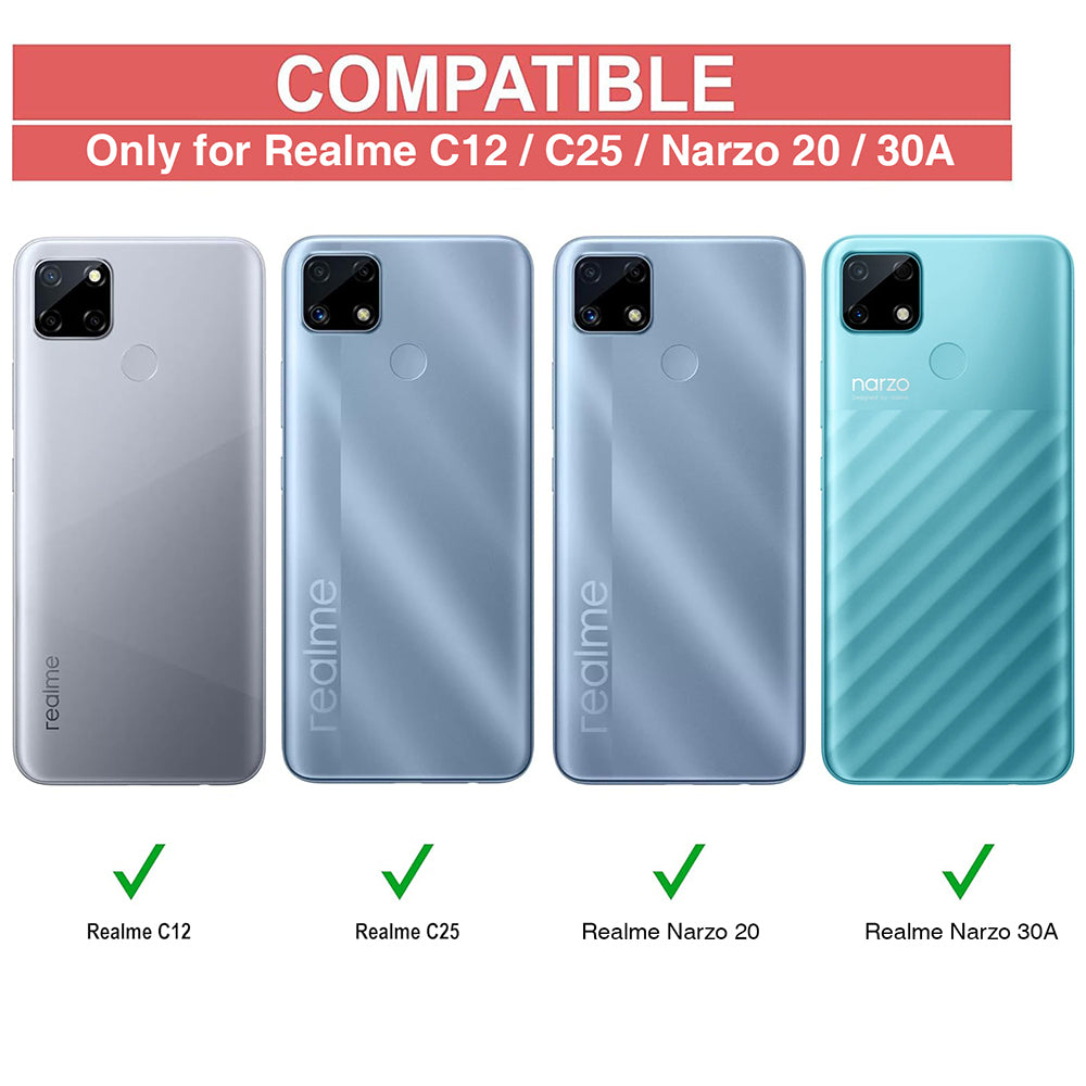 3D Balloons Designer 2D Printed Back Case Cover for Realme C12 / C25 / Narzo 20 / 30A