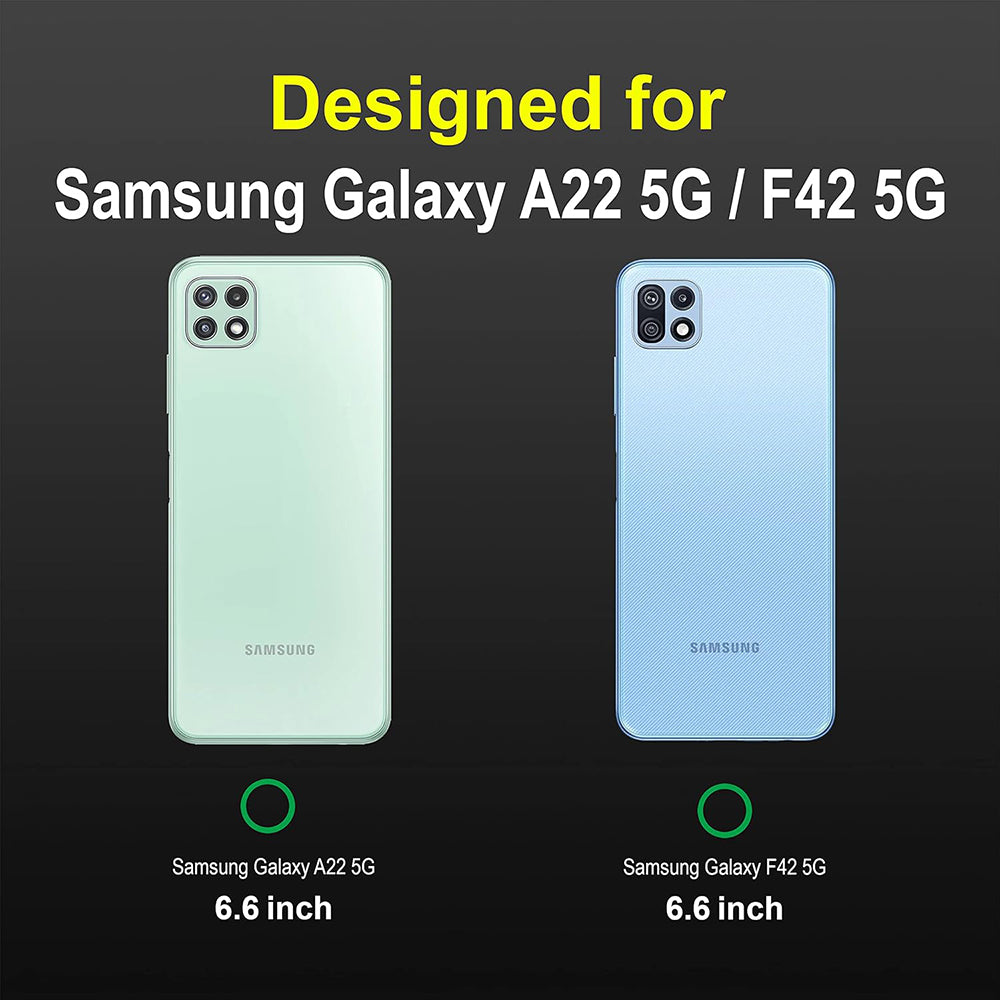 3D Circles Designer 2D Printed Back Case Cover for Samsung Galaxy A22 5G / F42 5G