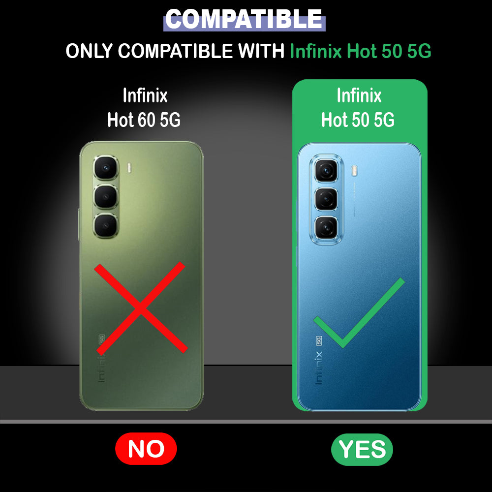 Art Flower Designer 2D Printed Back Case Cover for Infinix Hot 50 5G