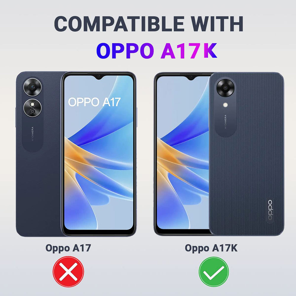 3D Circles Designer 2D Printed Back Case Cover for Oppo A17K 4G