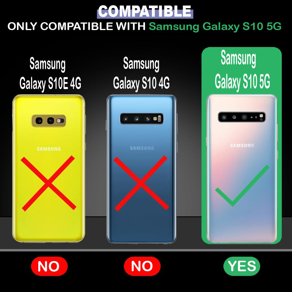 Colored Paris Designer 2D Printed Back Case Cover for Samsung Galaxy S10 5G