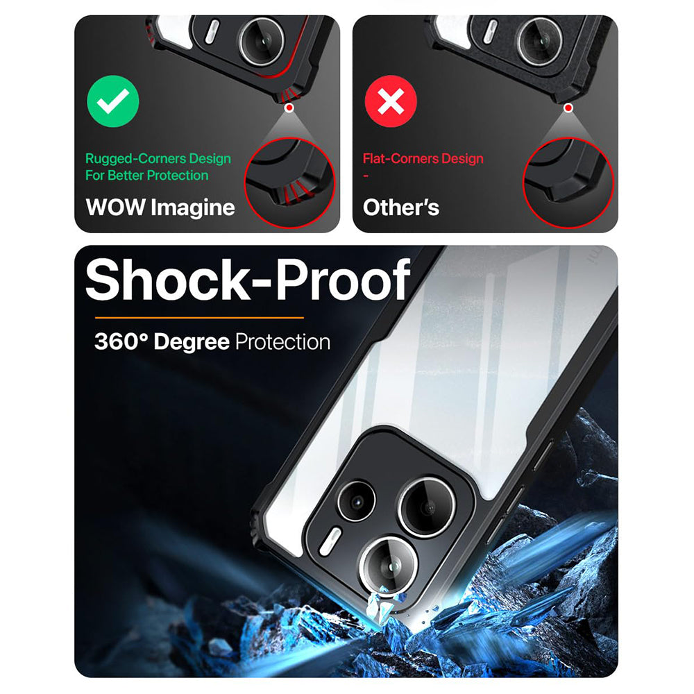 Shockproof Hybrid Cover for Mi Redmi Note 14 5G