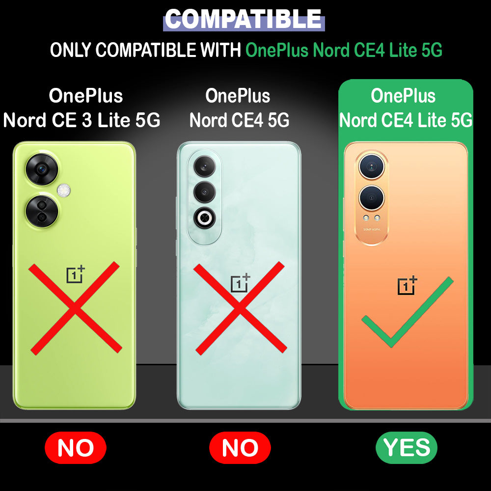 Anti Dust Plug Back Case Cover for OnePlus Nord CE4 Lite 5G