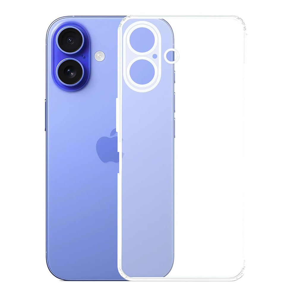 Anti Dust Plug Back Case Cover for Apple iPhone 16