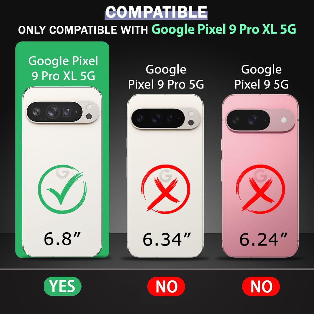 Anti Dust Plug Back Case Cover for Google Pixel 9 Pro XL 5G