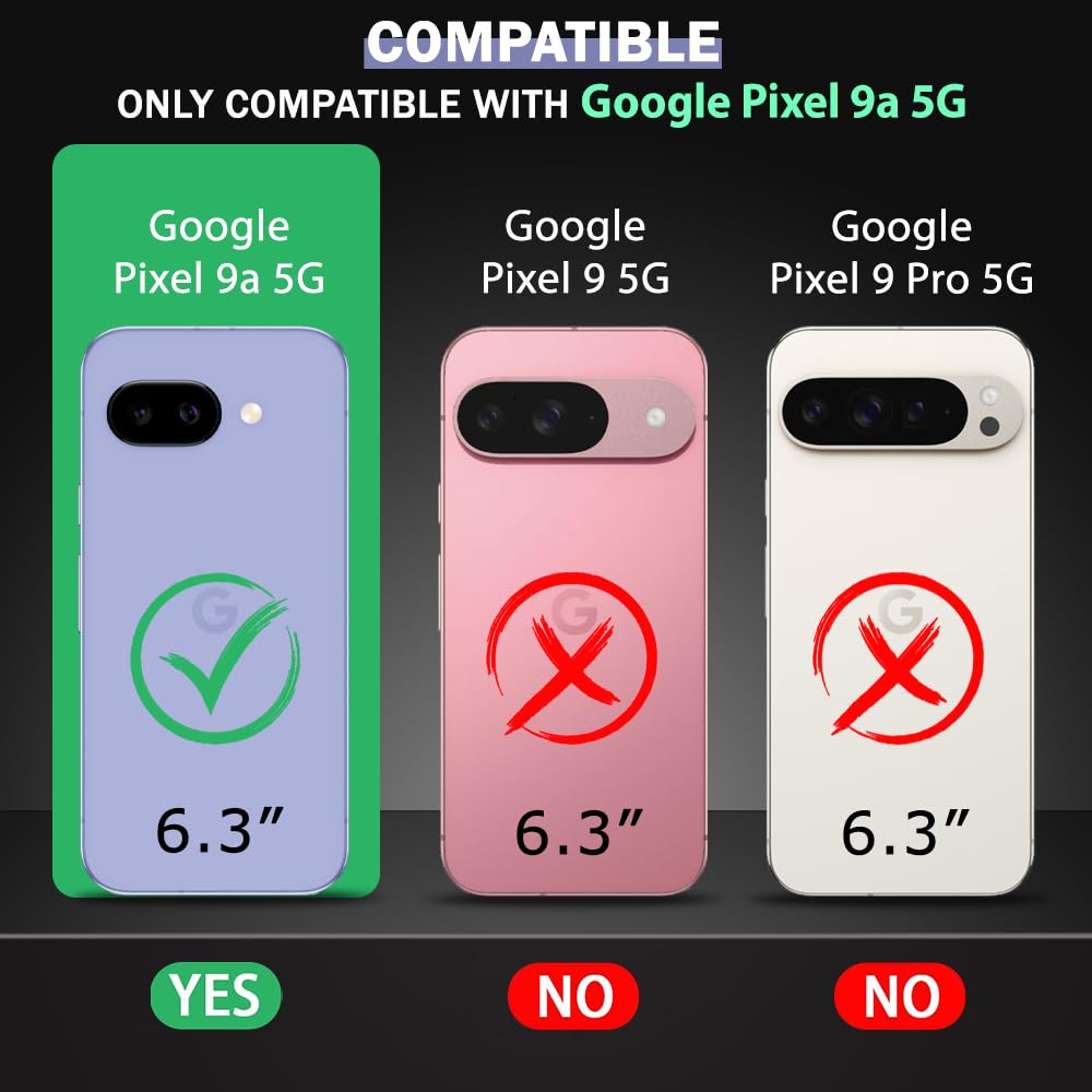 Anti Dust Plug Back Case Cover for Google Pixel 9a 5G