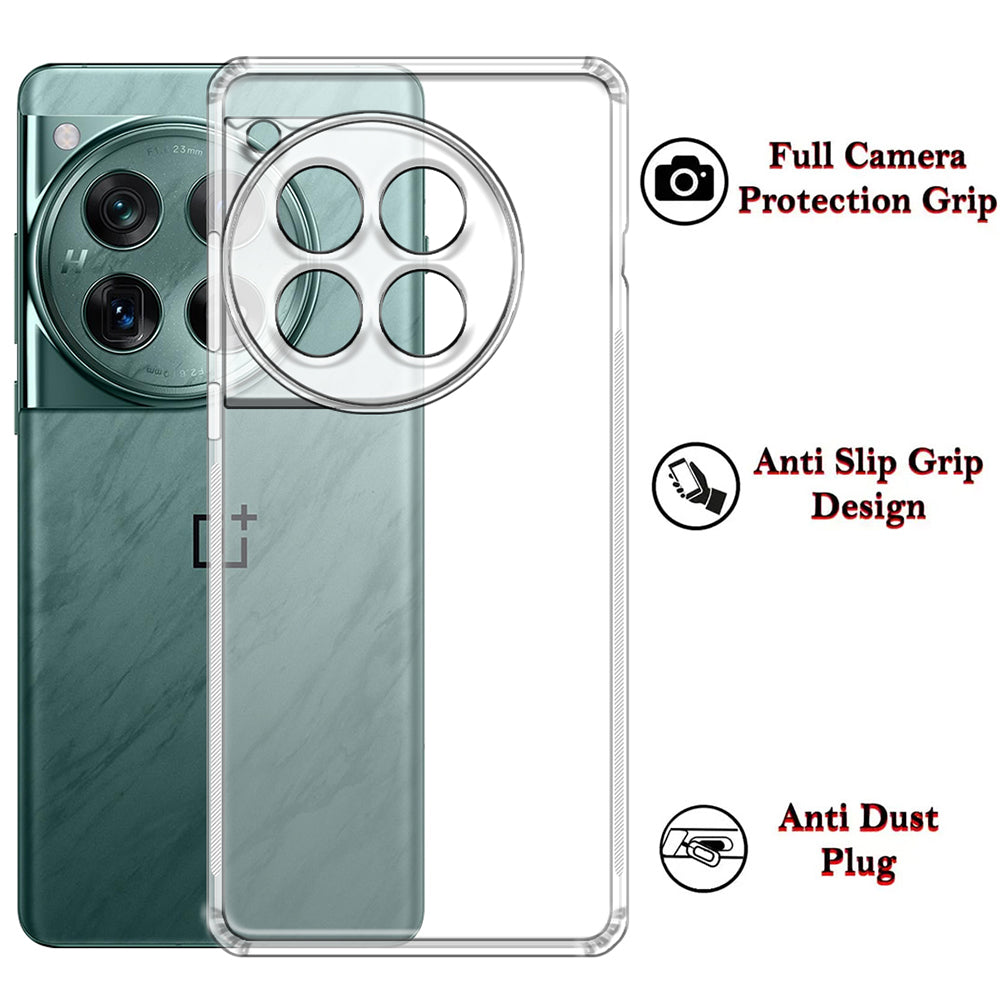 Anti Dust Plug Back Case Cover for OnePlus 12 5G