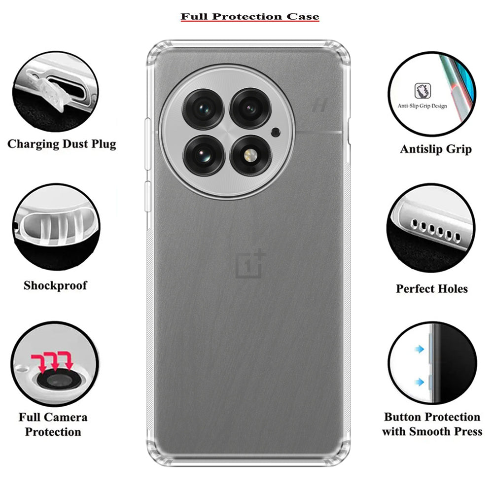 Anti Dust Plug Back Case Cover for OnePlus 13 5G