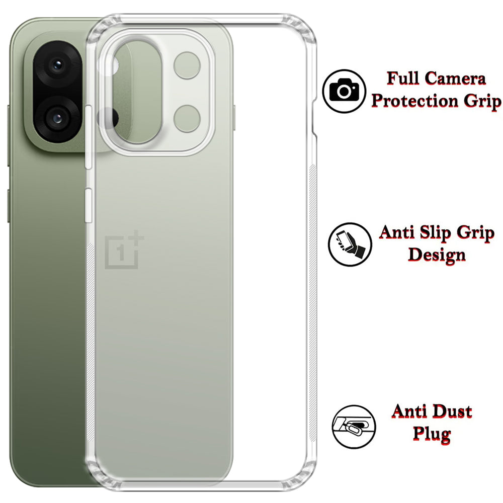 Anti Dust Plug Back Case Cover for OnePlus 13s 5G / 13T 5G