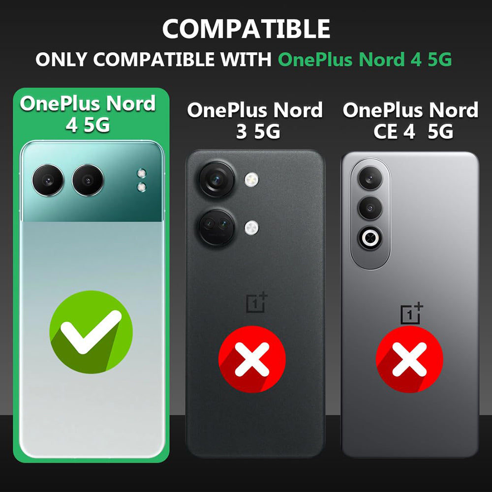 Anti Dust Plug Back Case Cover for OnePlus Nord 4 5G