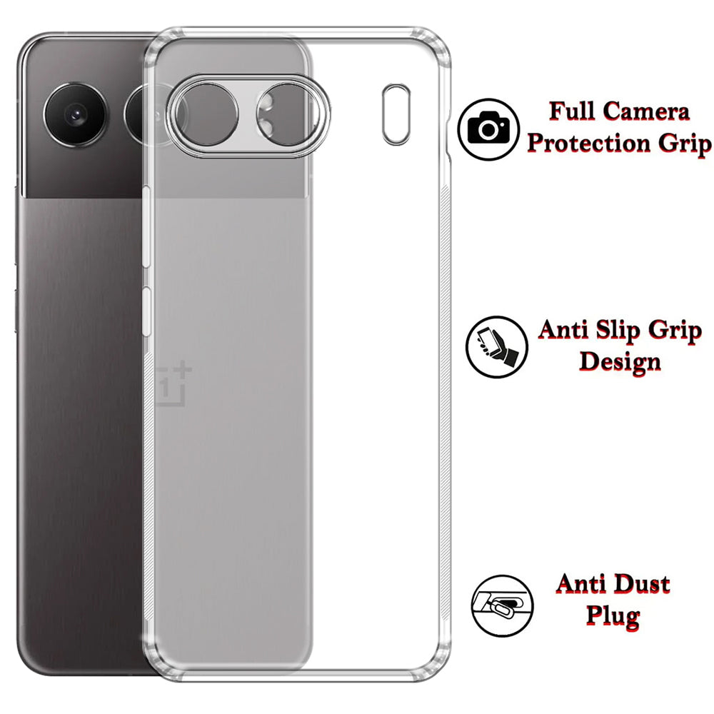 Anti Dust Plug Back Case Cover for OnePlus Nord 4 5G