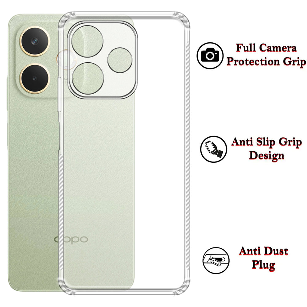 Anti Dust Plug Back Case Cover for Oppo A5 Pro 5G