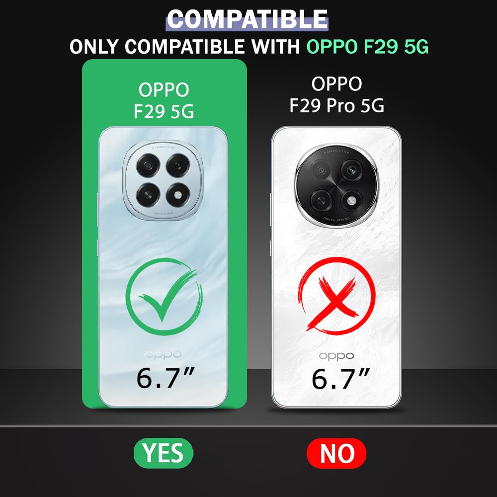Anti Dust Plug Back Case Cover for Oppo F29 5G / F29 Pro 5G