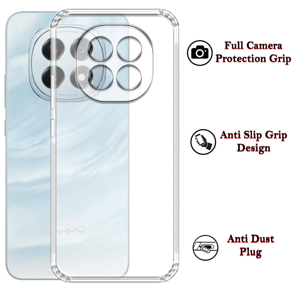 Anti Dust Plug Back Case Cover for Oppo F29 5G / F29 Pro 5G