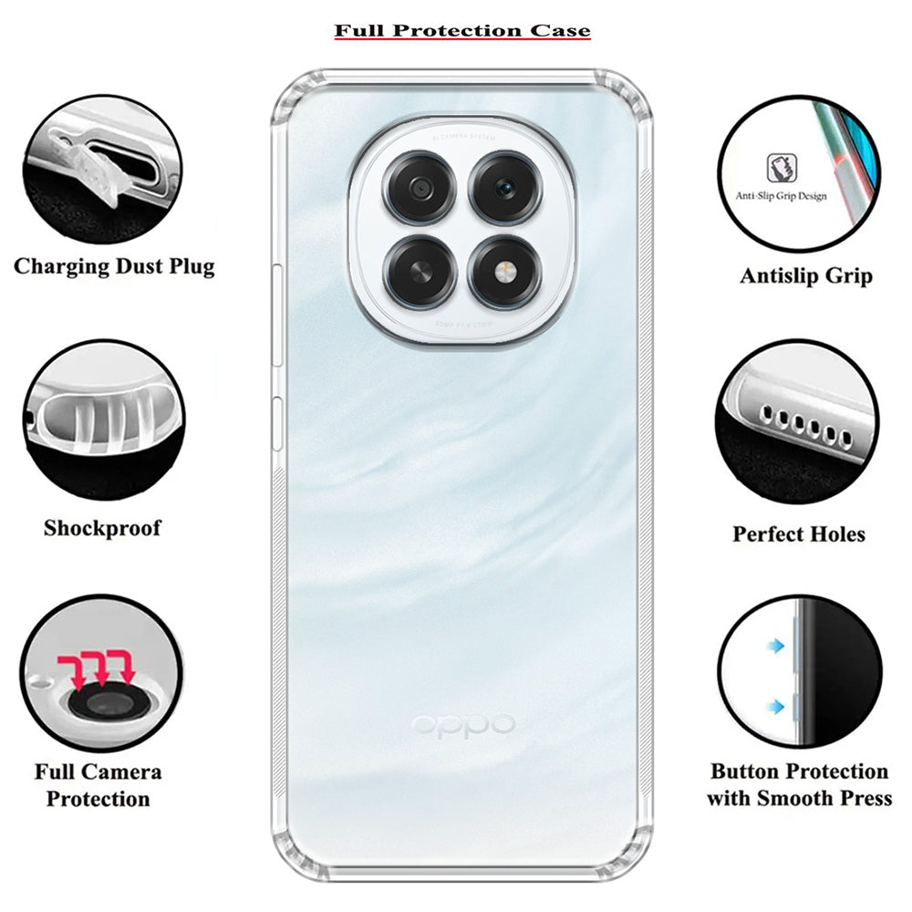 Anti Dust Plug Back Case Cover for Oppo F29 5G / F29 Pro 5G