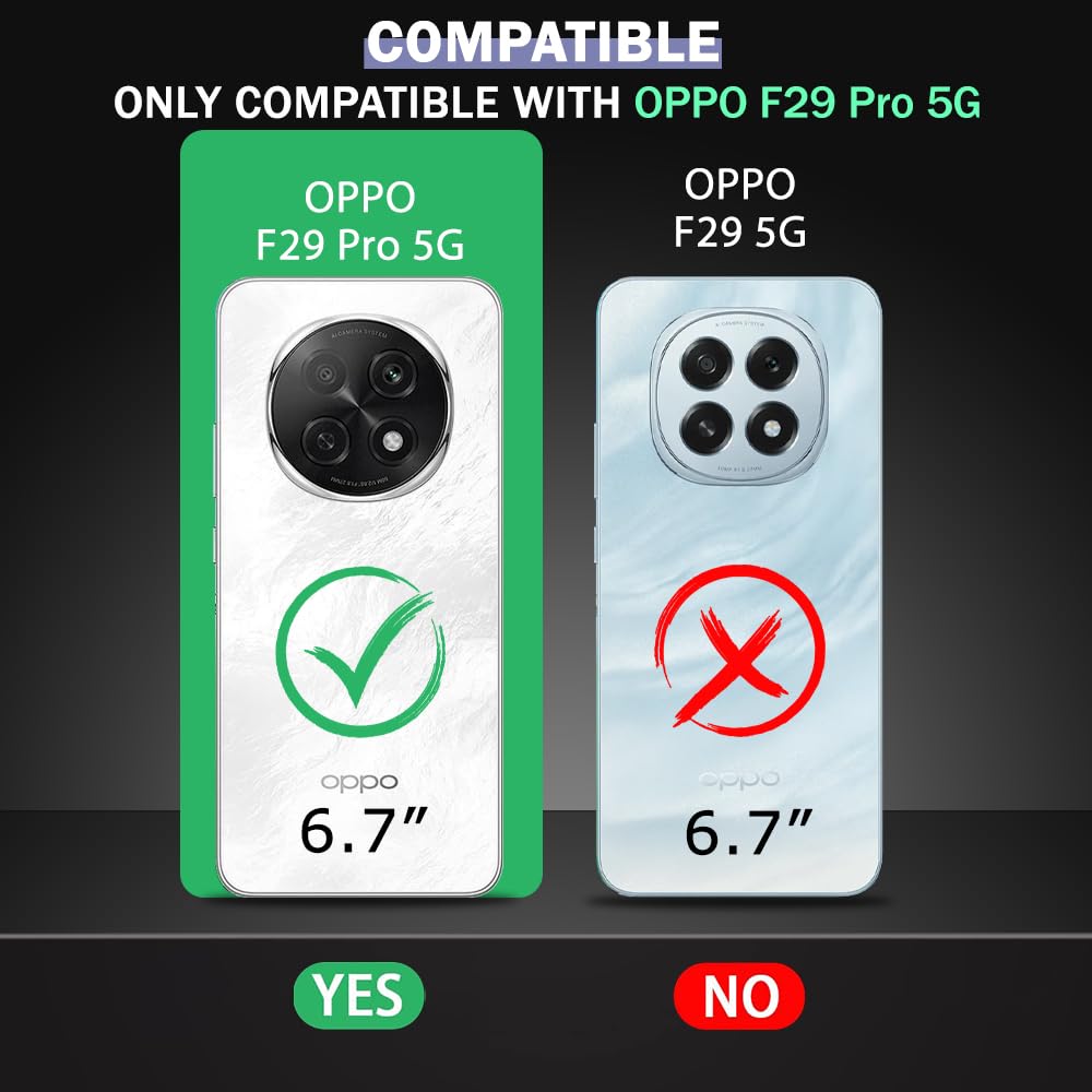 Anti Dust Plug Back Case Cover for Oppo F29 Pro 5G