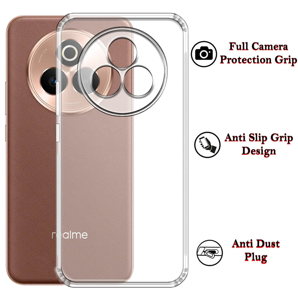 Anti Dust Plug Back Case Cover for Realme P3 Pro 5G