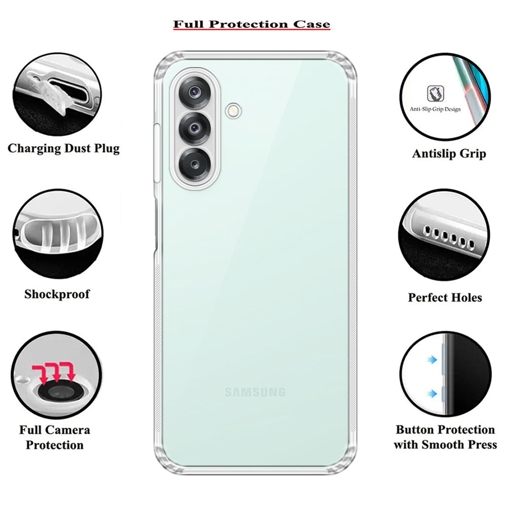 Anti Dust Plug Back Case Cover for Samsung Galaxy A26 5G