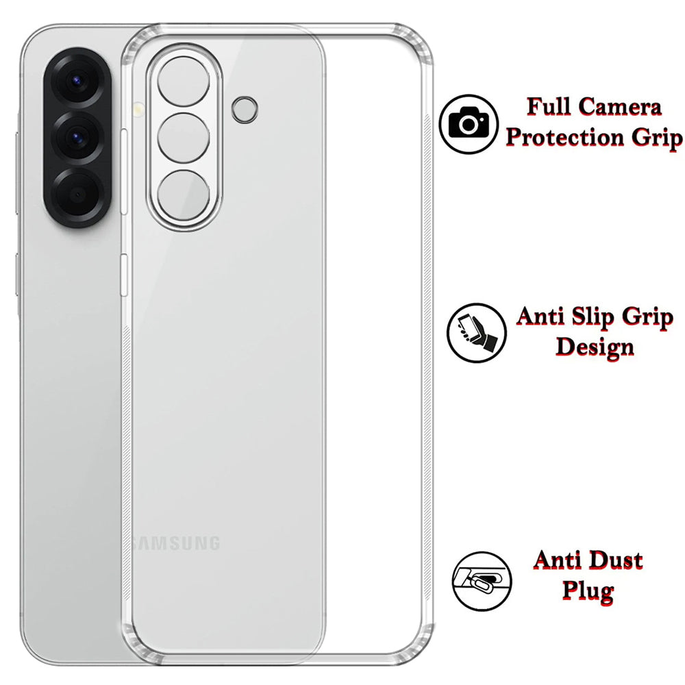 Anti Dust Plug Back Case Cover for Samsung Galaxy A56 5G