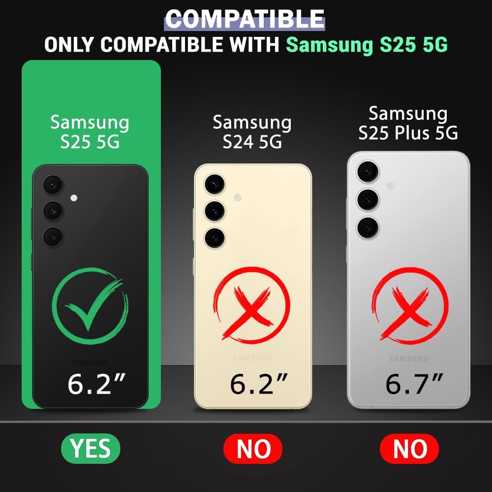 Anti Dust Plug Back Case Cover for Samsung Galaxy S25 5G