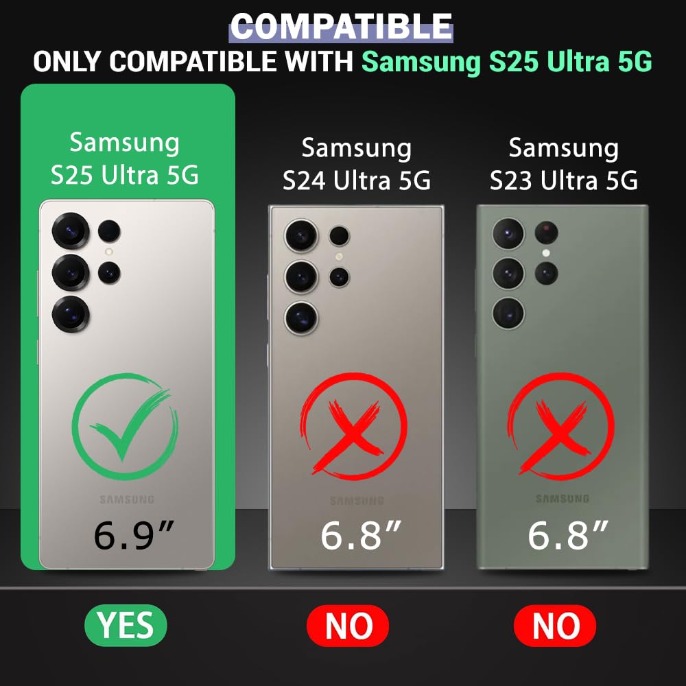 Anti Dust Plug Back Case Cover for Samsung Galaxy S25 Ultra 5G