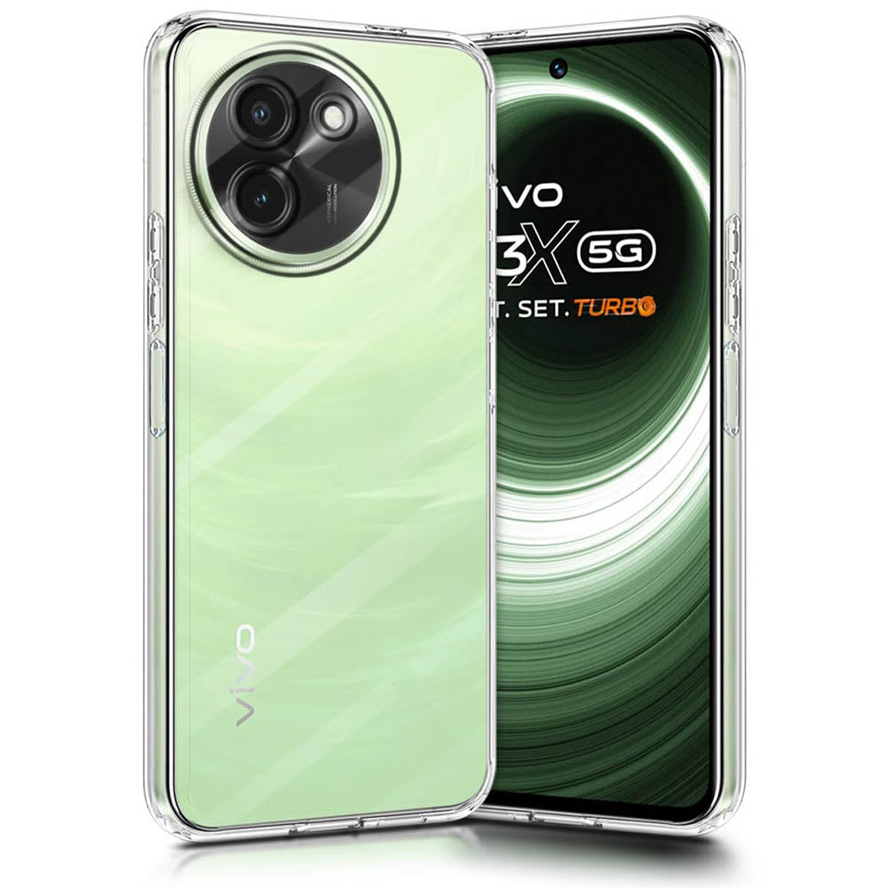 Super Clear Back Case Cover for Vivo T3x 5G