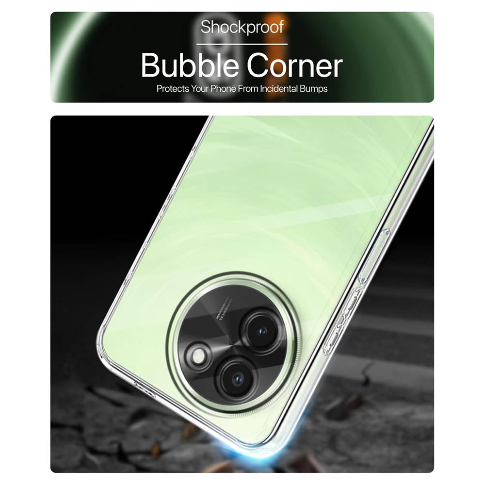 Super Clear Back Case Cover for Vivo T3x 5G