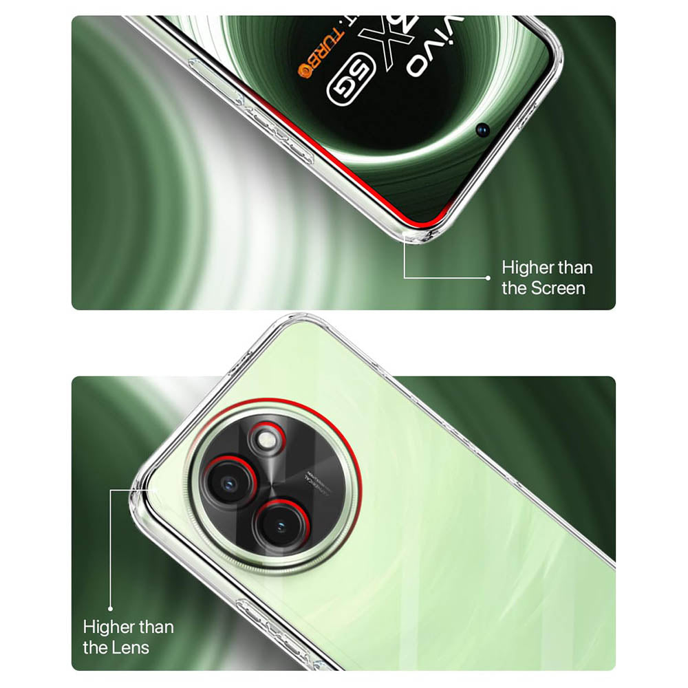 Super Clear Back Case Cover for Vivo T3x 5G