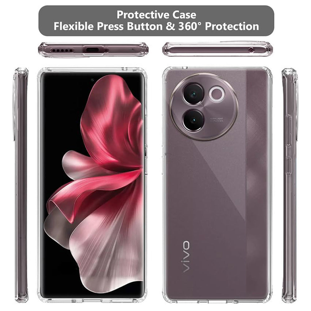 Super Clear Back Case Cover for Vivo V30e 5G