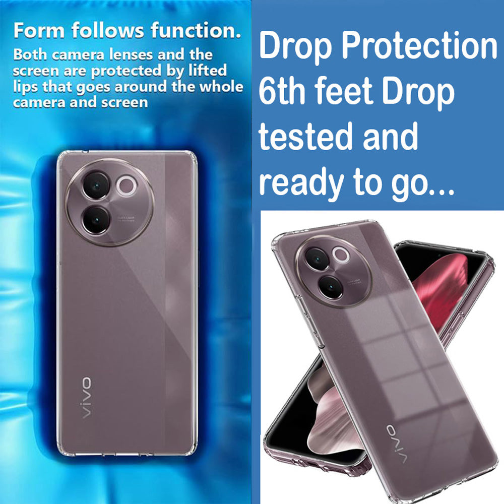Super Clear Back Case Cover for Vivo V30e 5G