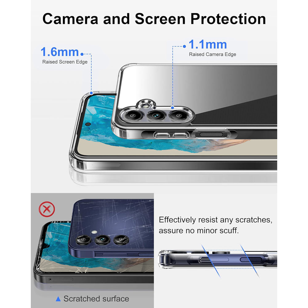 Super Clear Back Case Cover for Samsung Galaxy M35 5G