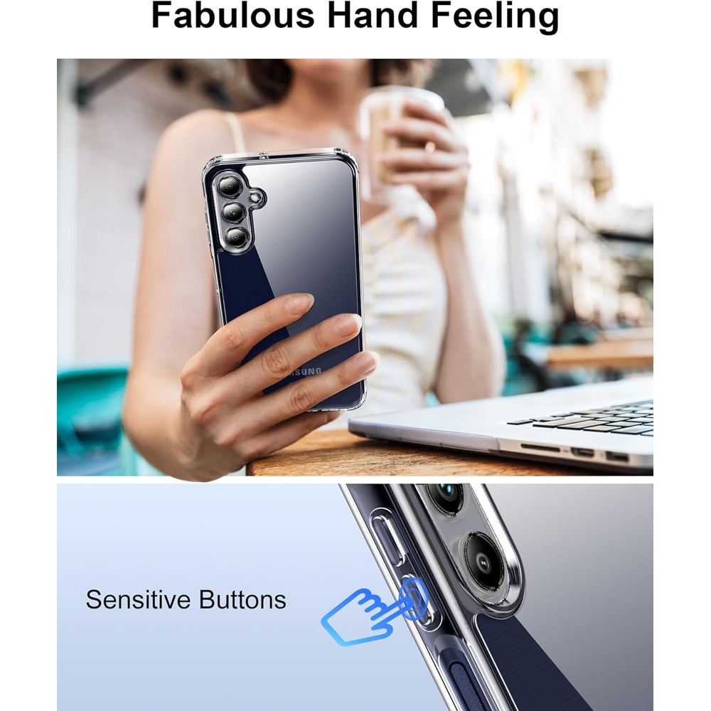 Super Clear Back Case Cover for Samsung Galaxy M35 5G