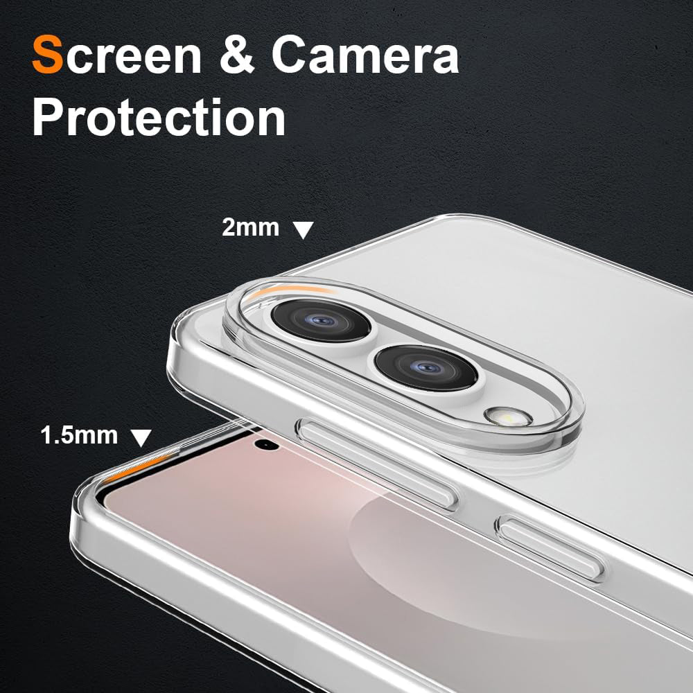 Super Clear Back Case Cover for Samsung Galaxy S25 Edge 5G